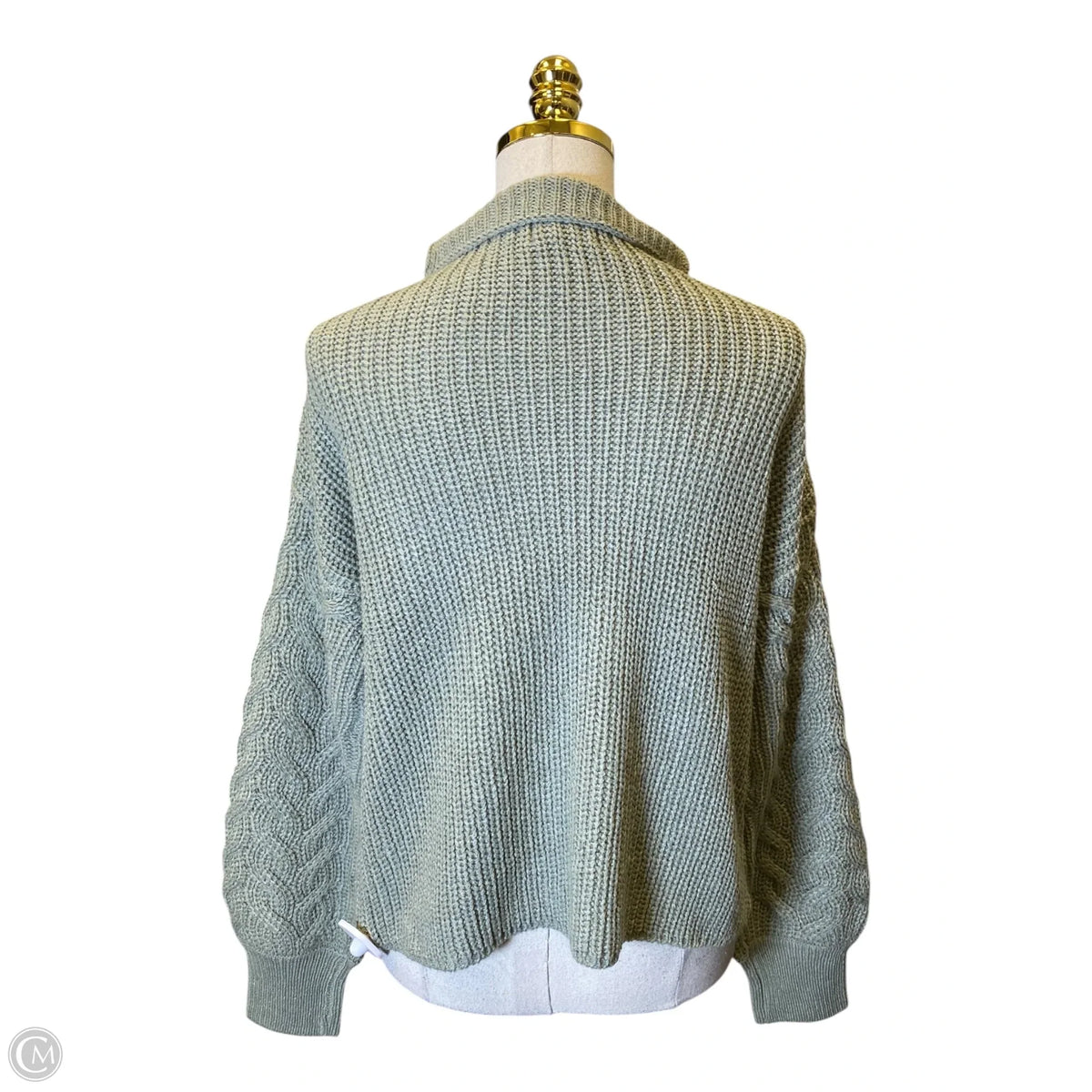 Sweater By Clothes Mentor In Green, Size: M