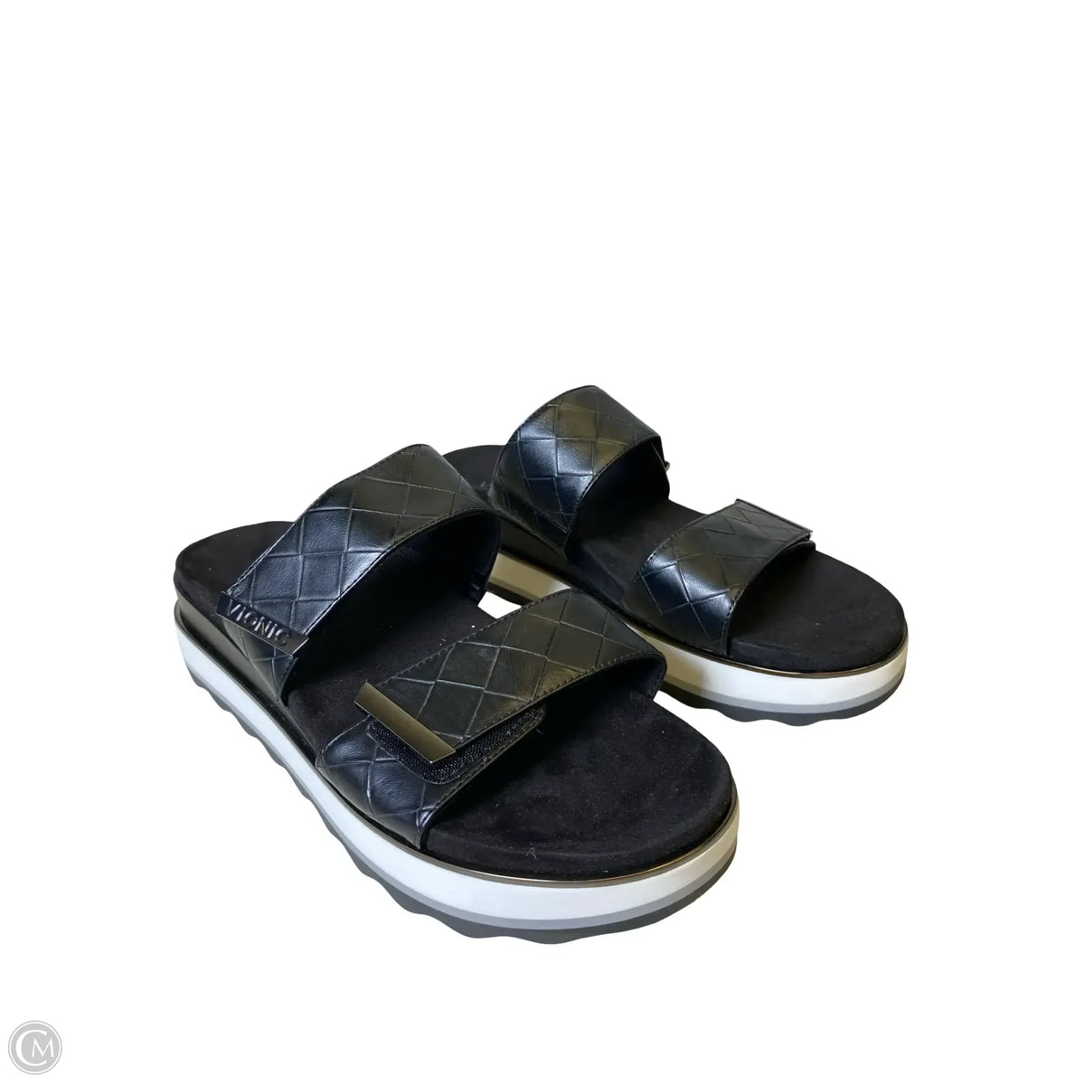Sandals Flats By Vionic In Black, Size: 9.5