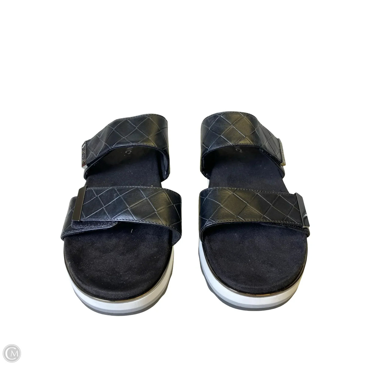 Sandals Flats By Vionic In Black, Size: 9.5