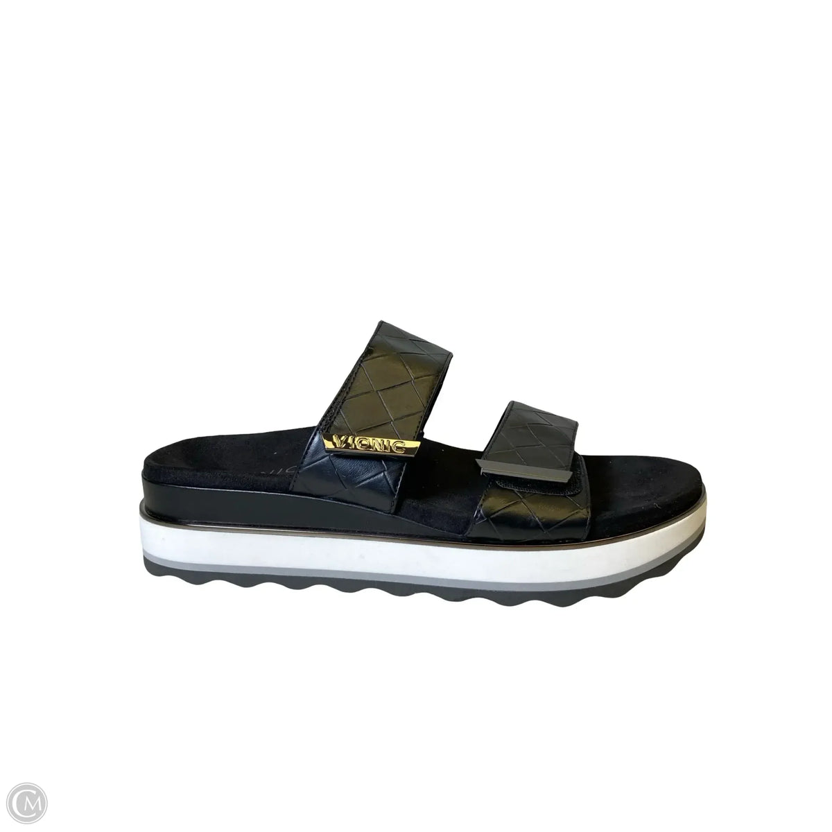 Sandals Flats By Vionic In Black, Size: 9.5