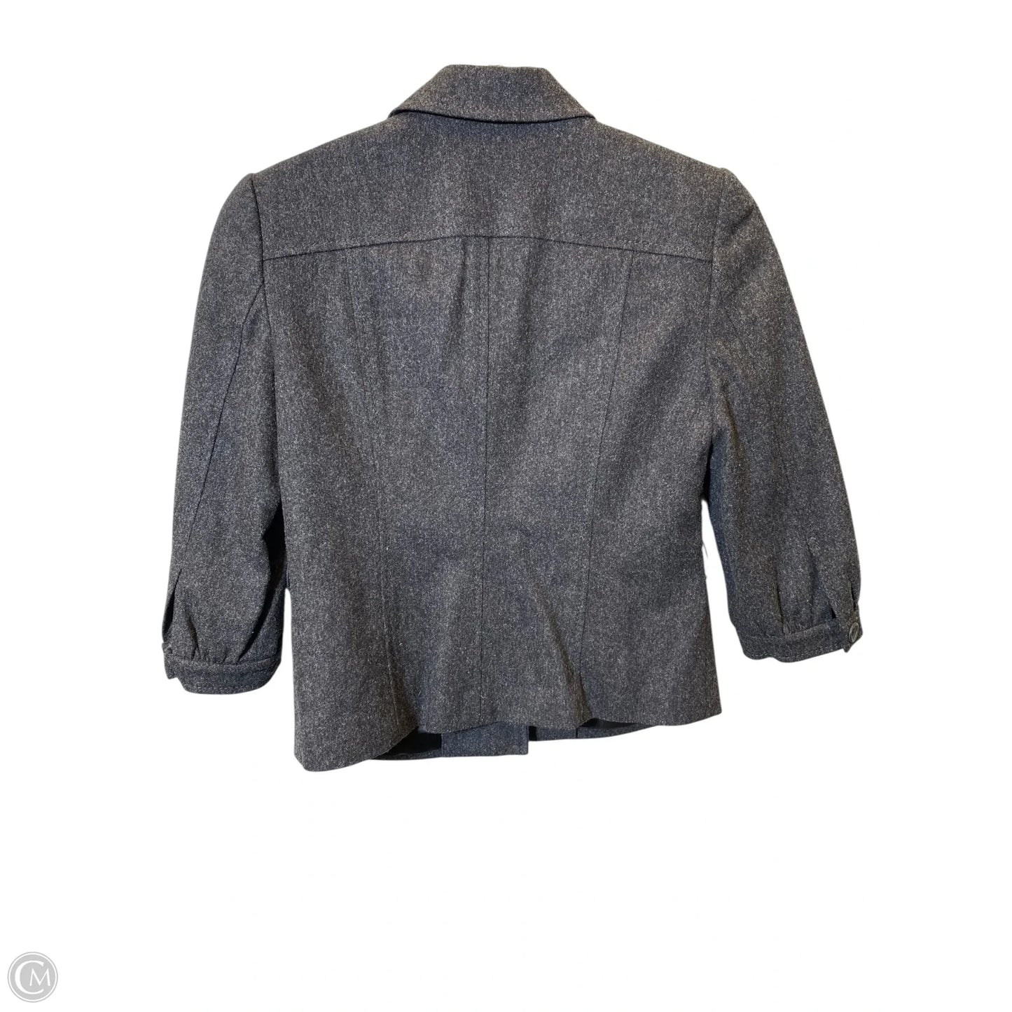 Blazer By Banana Republic In Grey, Size: 0