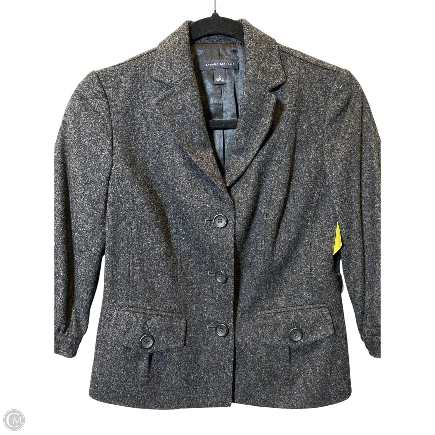 Blazer By Banana Republic In Grey, Size: 0