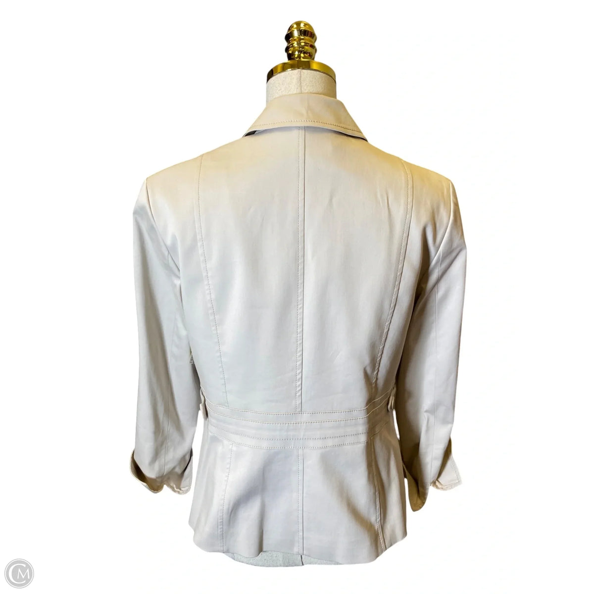 Blazer By Talbots In Taupe, Size: 8