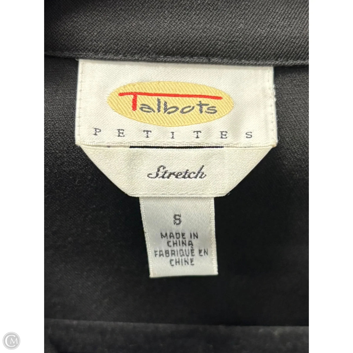 Jacket Other By Talbots In Black, Size: S