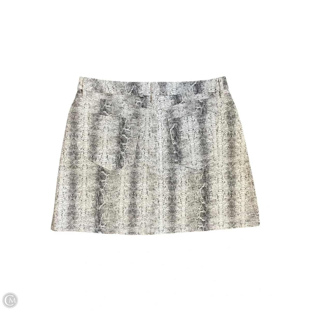 Skirt Midi By Bold Elements In Snakeskin Print, Size: 14