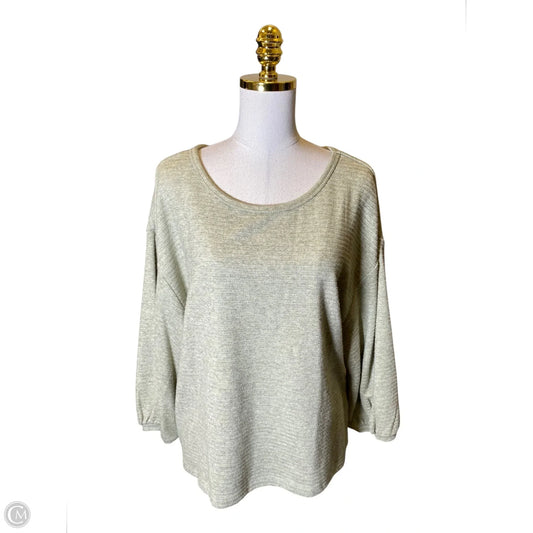 Sweater By Nicole Miller In Green, Size: Xl
