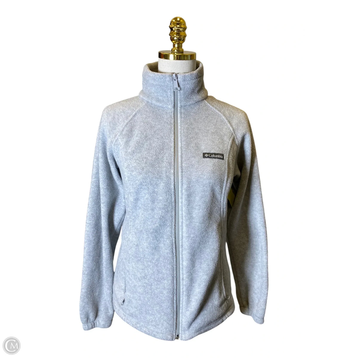 Jacket Fleece By Columbia In Grey, Size: M