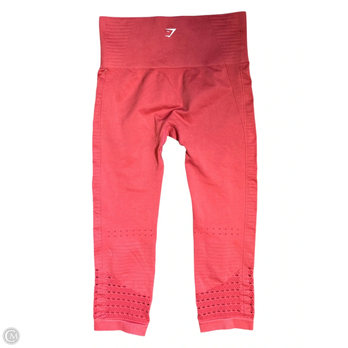Athletic Capris By Gym Shark In Red, Size: S