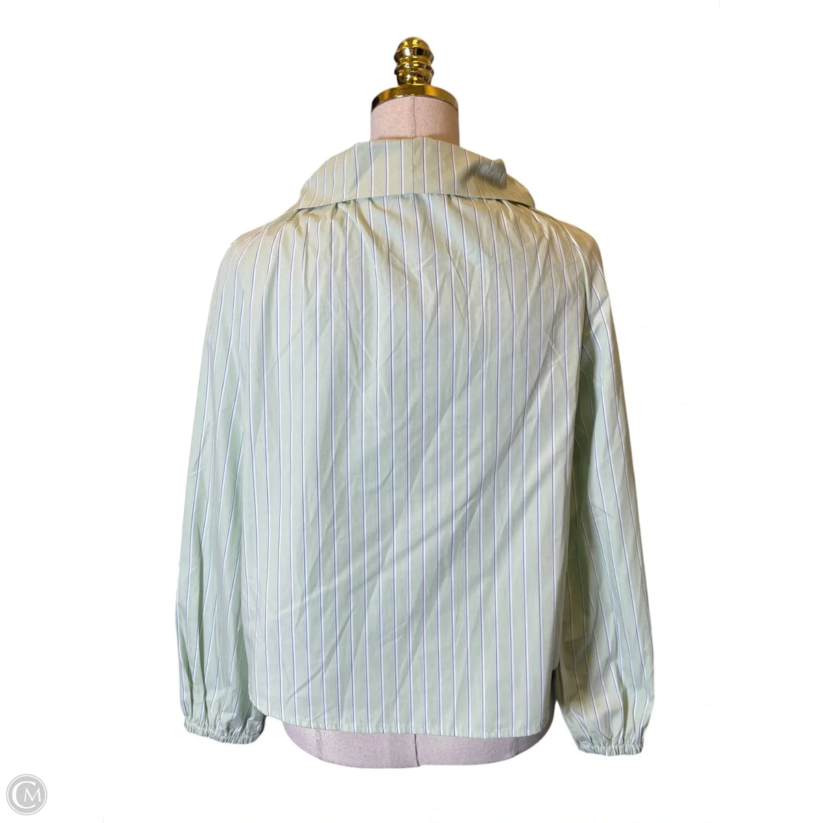 Top Long Sleeve By Free Assembly In Striped Pattern, Size: Xs