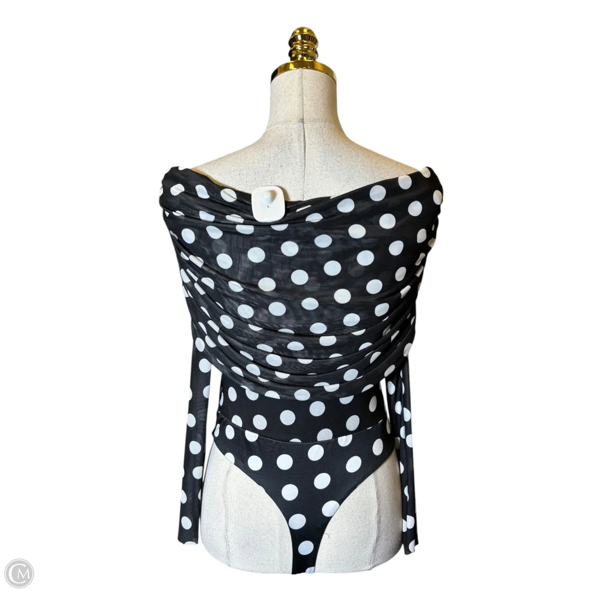 Bodysuit By Afrm In Polkadot Pattern, Size: M