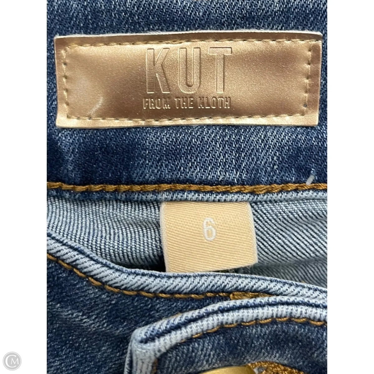 Jeans Boot Cut By Kut In Blue Denim, Size: 6