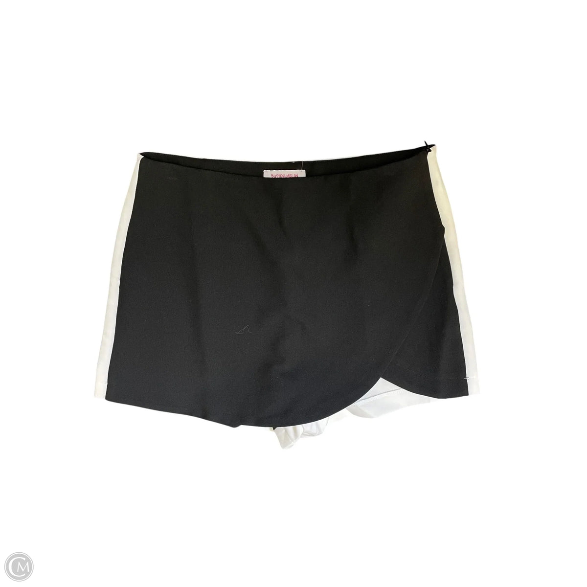 Skort By Clothes Mentor In Black & White, Size: M