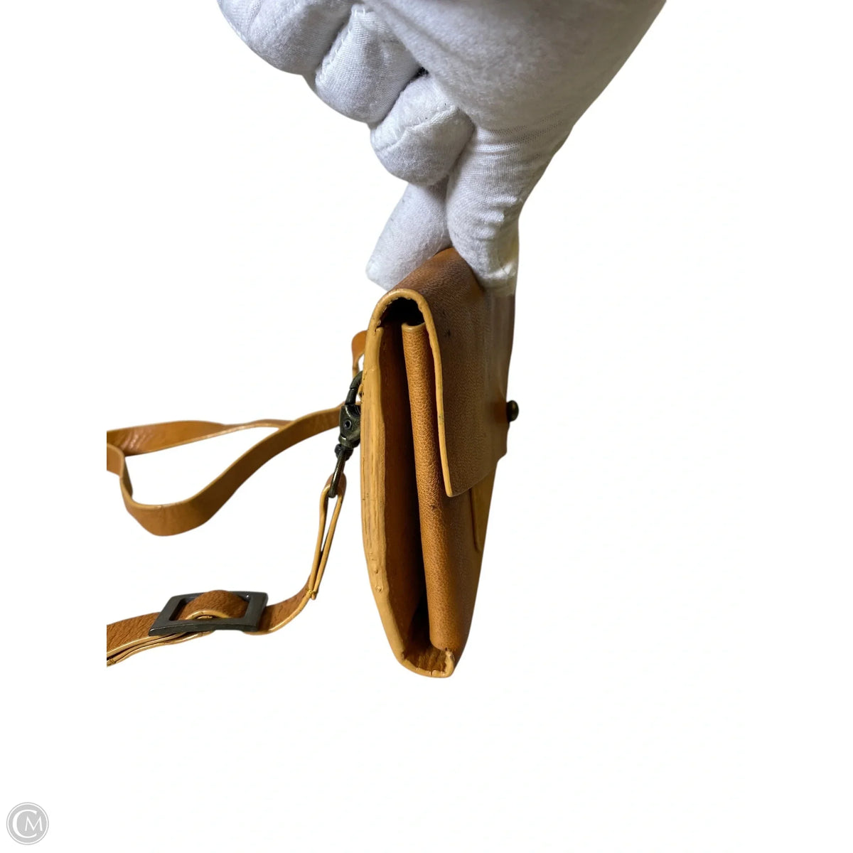 Crossbody Leather By Clothes Mentor, Size: Small