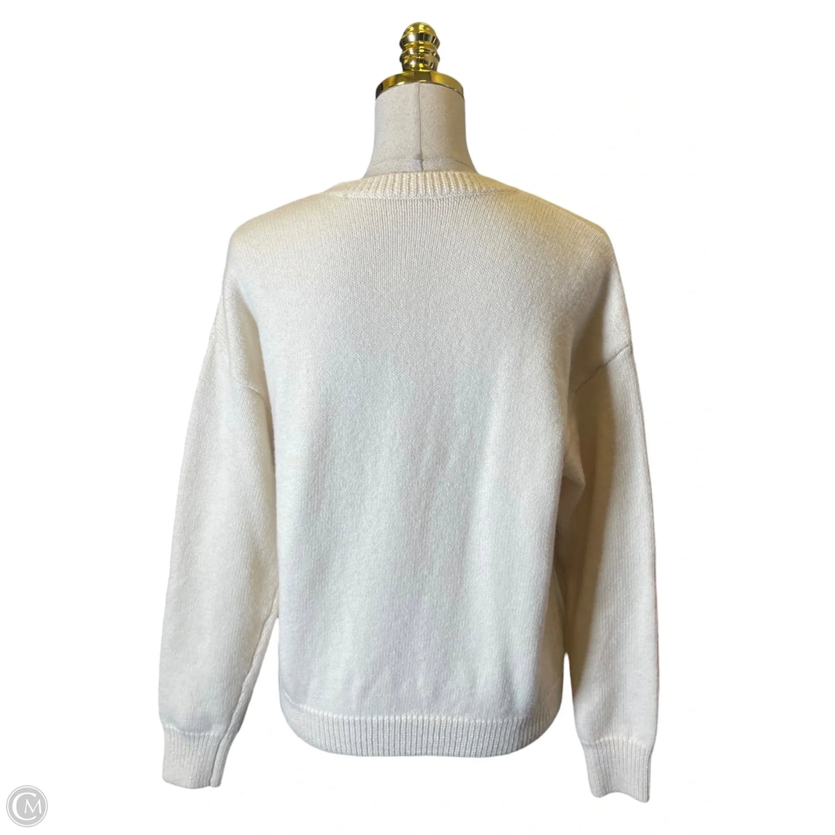 Sweater By Clothes Mentor In Cream, Size: S