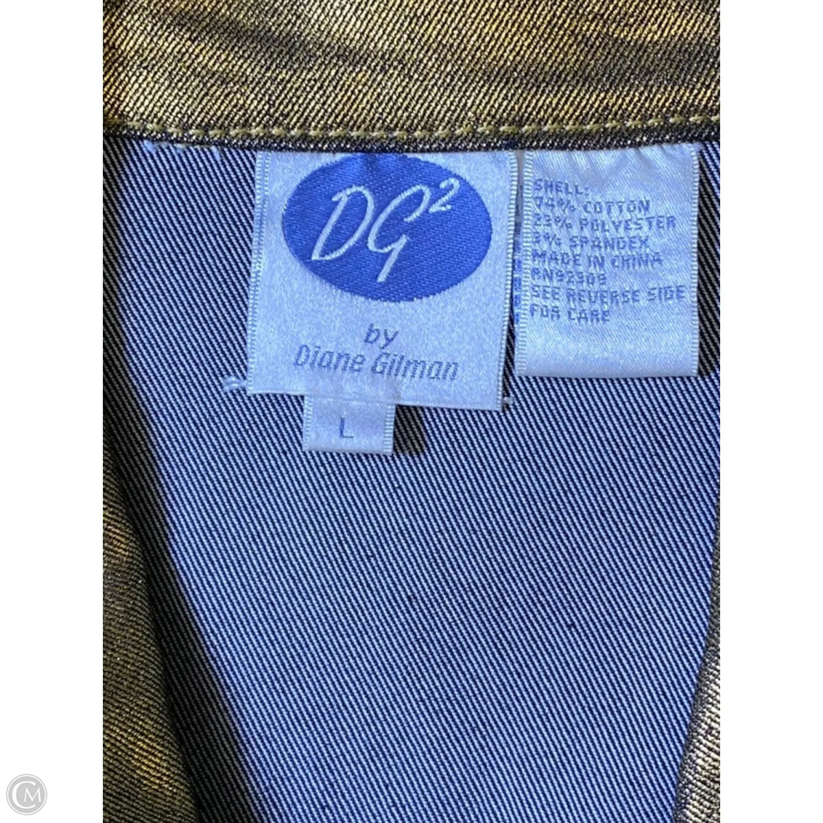 Jacket Other By Dg2 In Gold, Size: L
