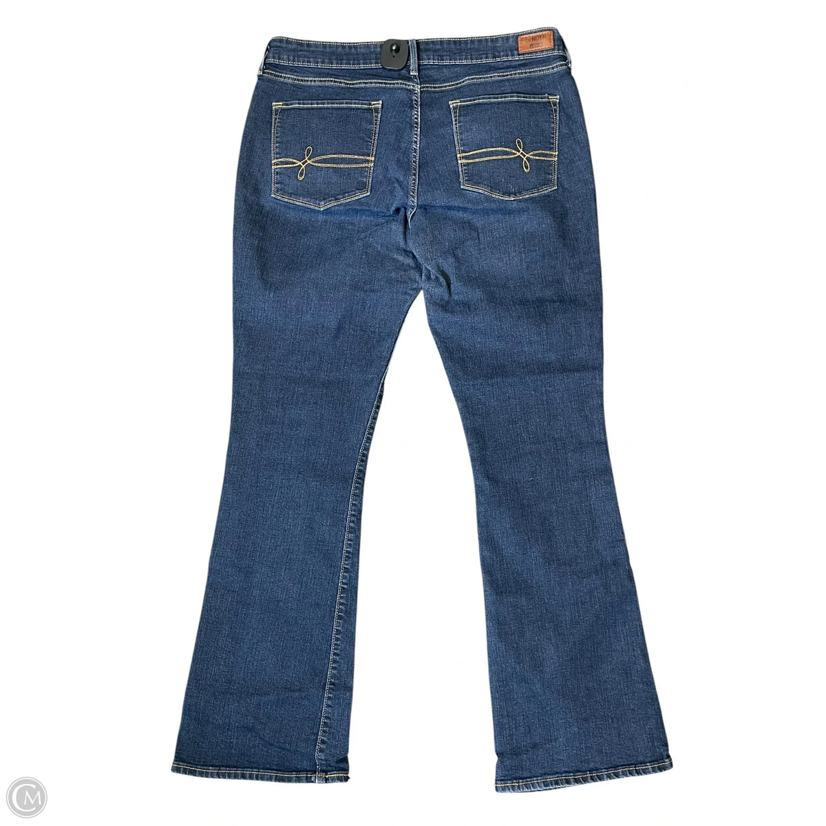 Jeans Boot Cut By Levis In Blue Denim, Size: 16
