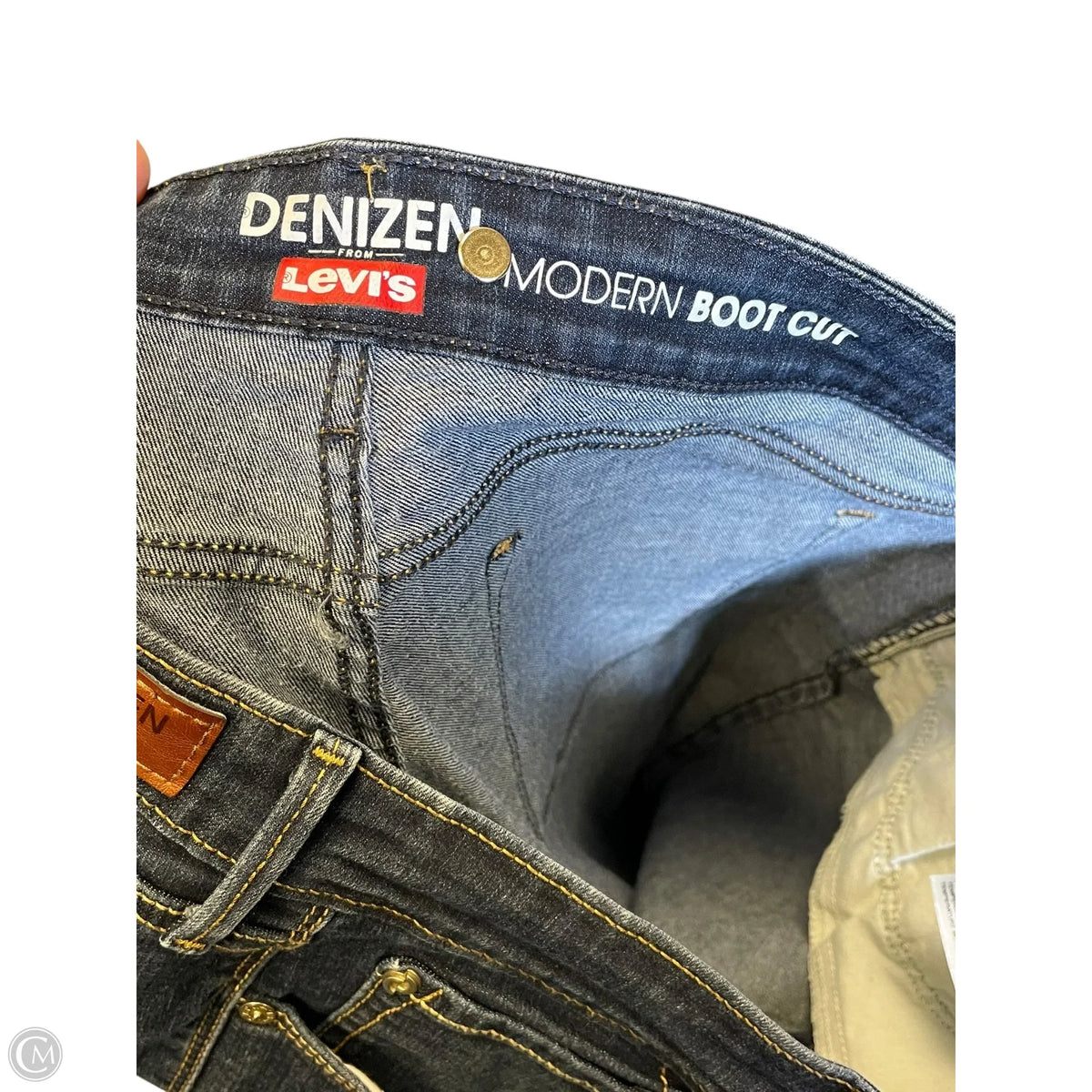 Jeans Boot Cut By Levis In Blue Denim, Size: 16