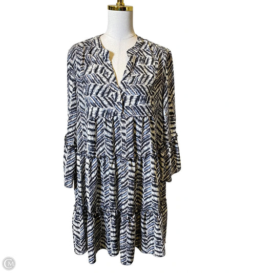 Dress Casual Midi By She + Sky In Multi-colored, Size: L