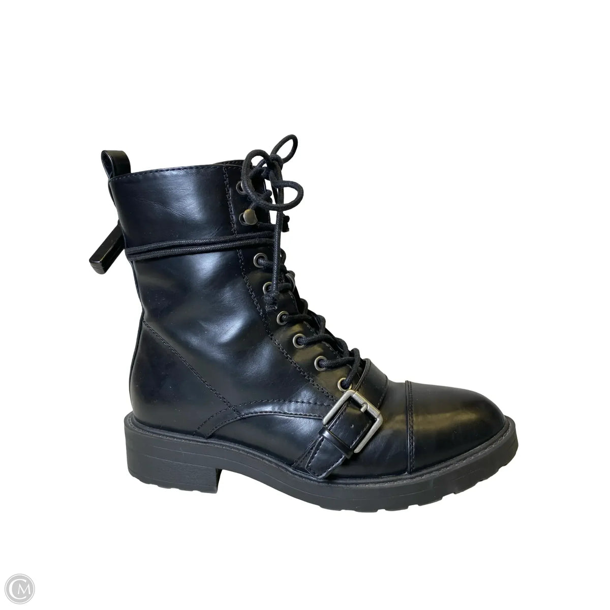 Boots Combat By White Mountain In Black, Size: 8