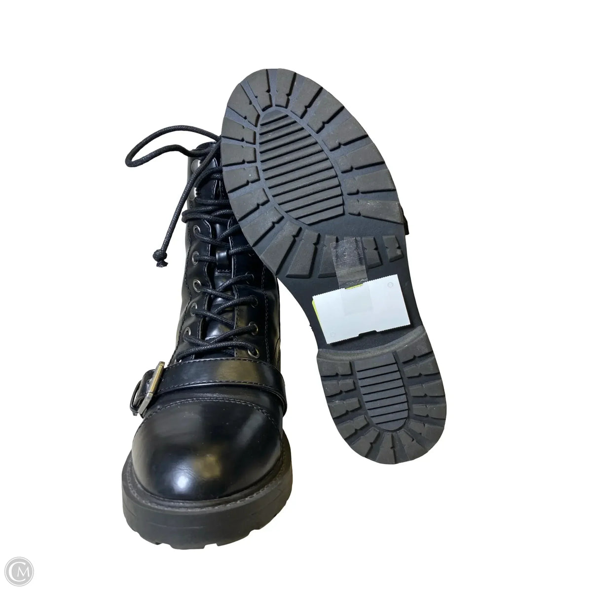 Boots Combat By White Mountain In Black, Size: 8