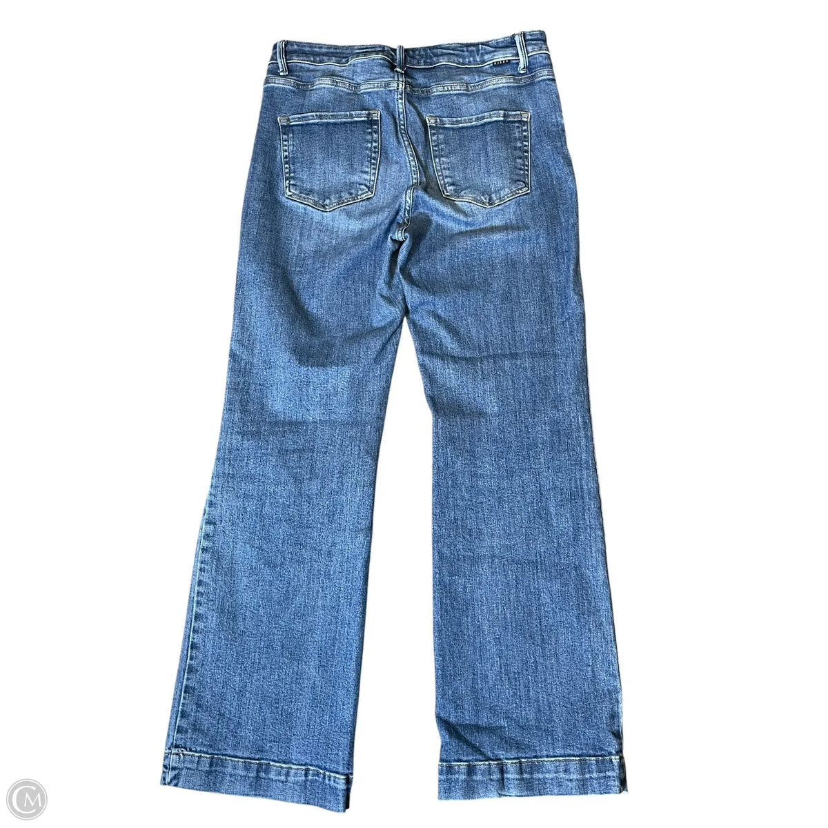 Jeans Straight By Risen In Blue Denim, Size: 14