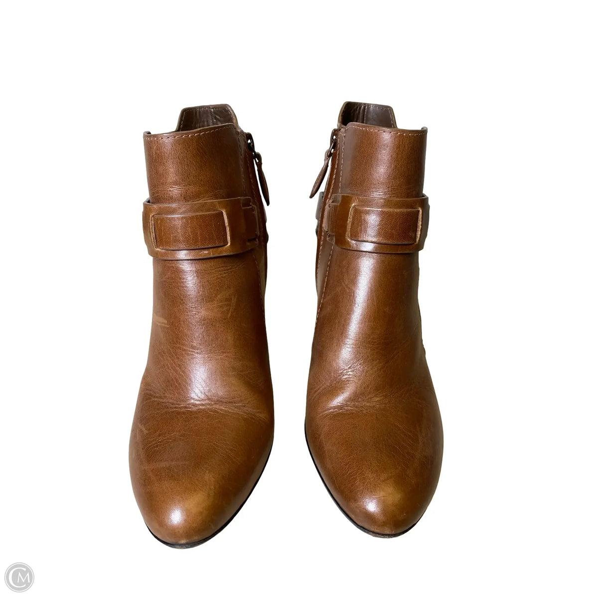 Boots Designer By Tory Burch In Brown, Size: 8