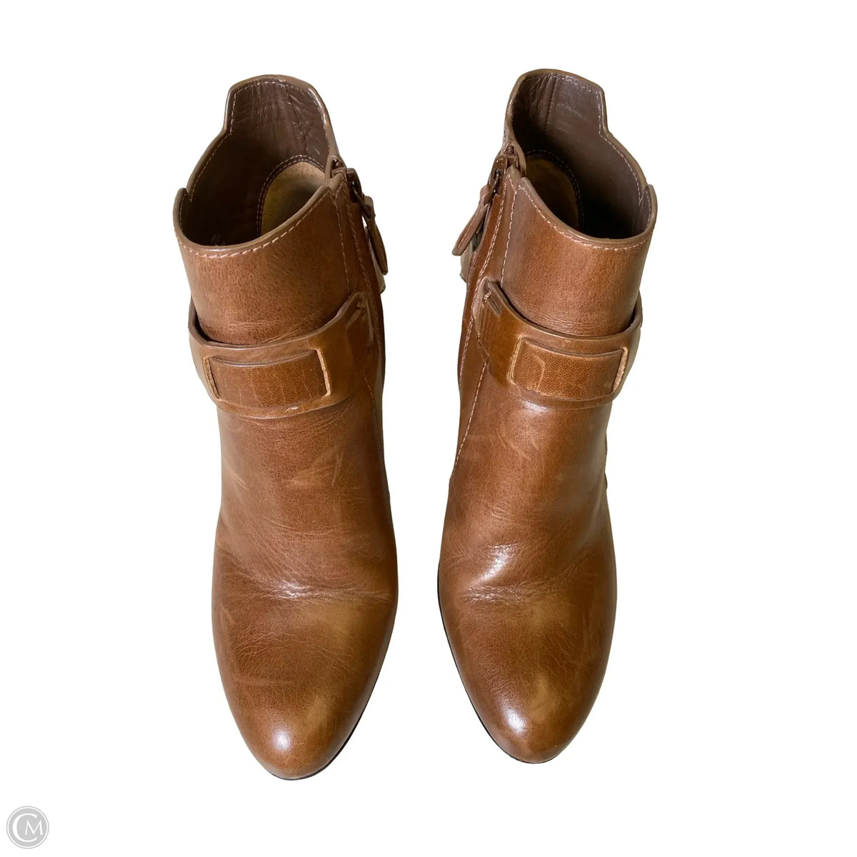Boots Designer By Tory Burch In Brown, Size: 8