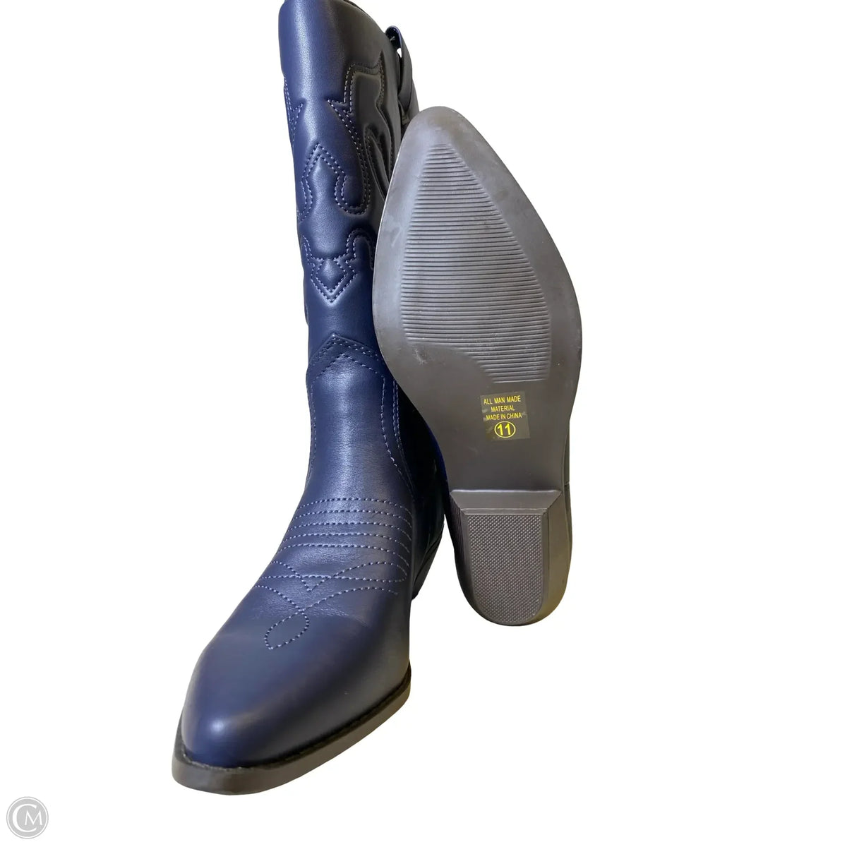 Boots Western By Soda In Navy, Size: 11