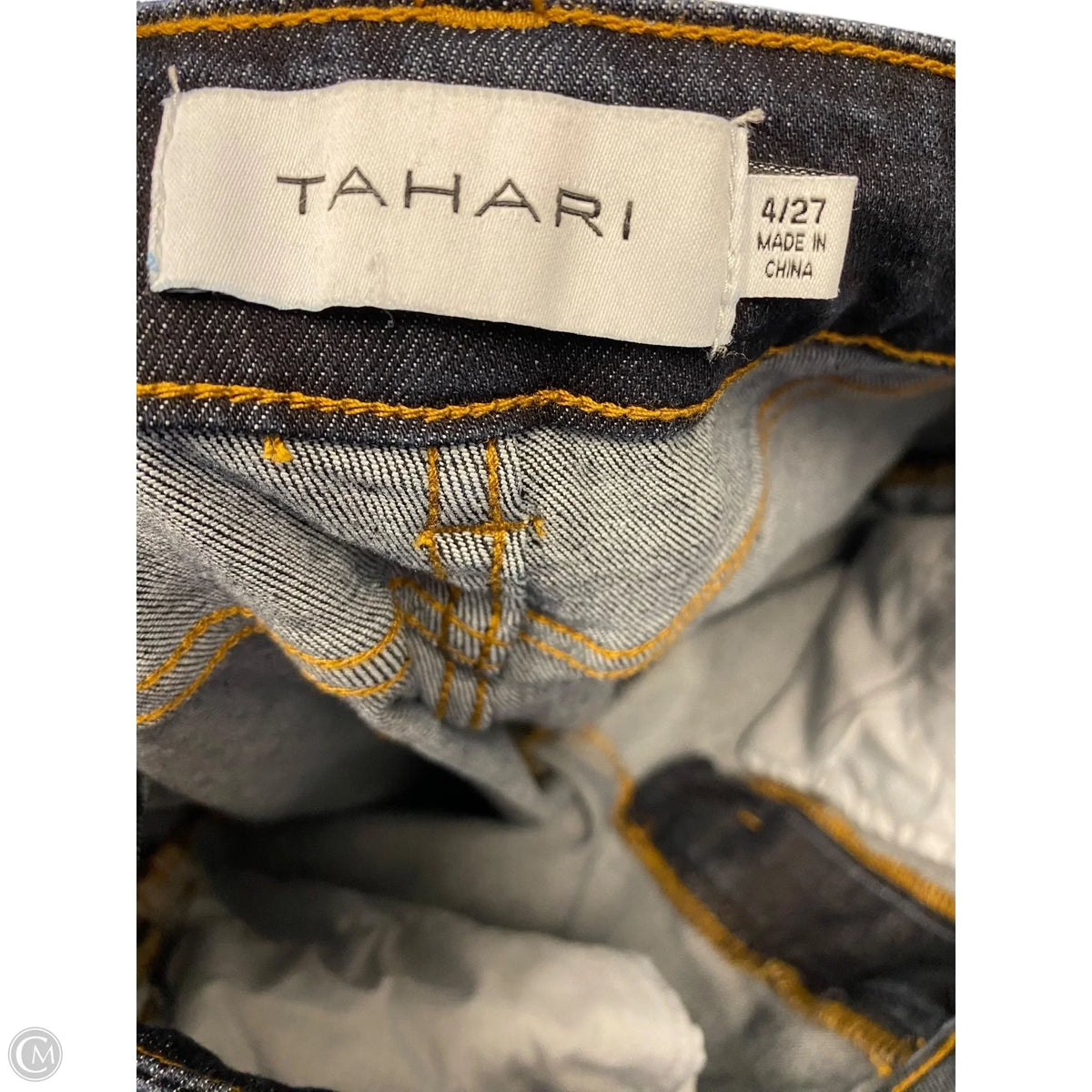 Jeans Boot Cut By Tahari In Blue Denim, Size: 4