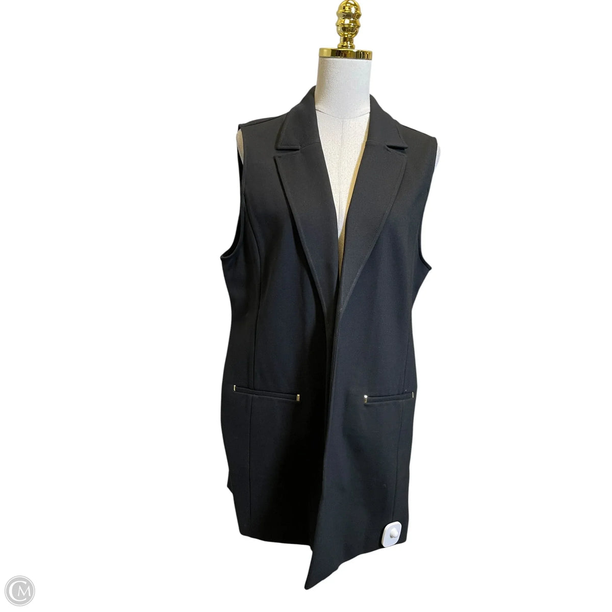 Vest Other By Chicos In Black, Size: L