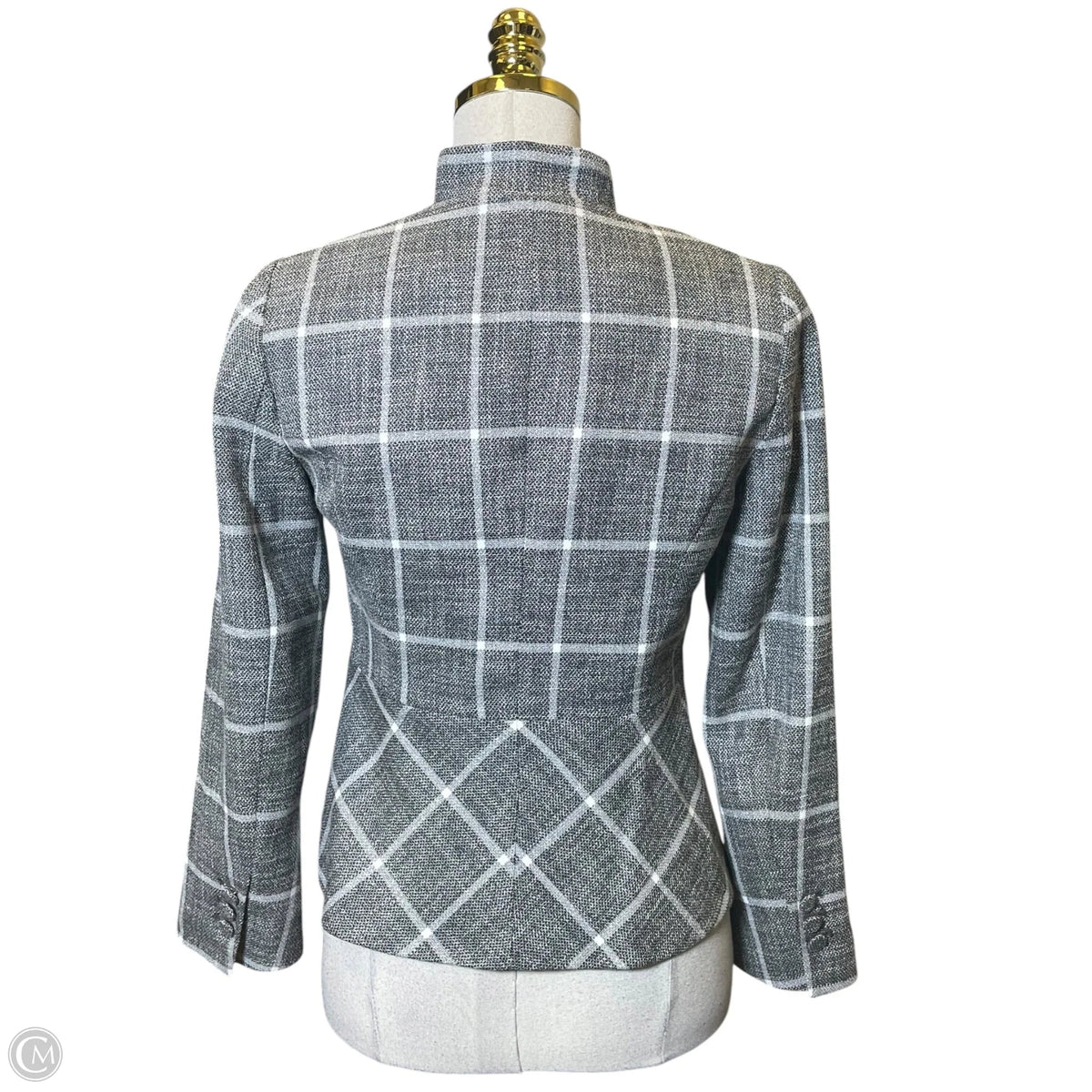 Blazer By White House Black Market In Plaid Pattern, Size: 0