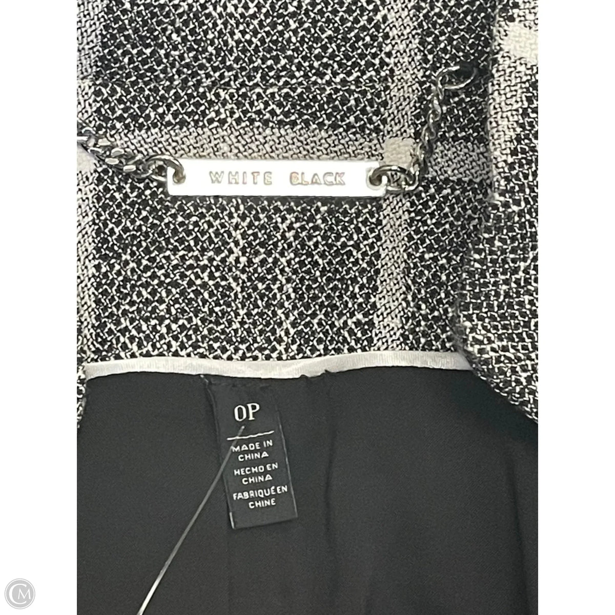 Blazer By White House Black Market In Plaid Pattern, Size: 0