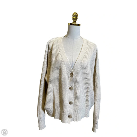 Sweater Cardigan By Old Navy In Cream, Size: 2x