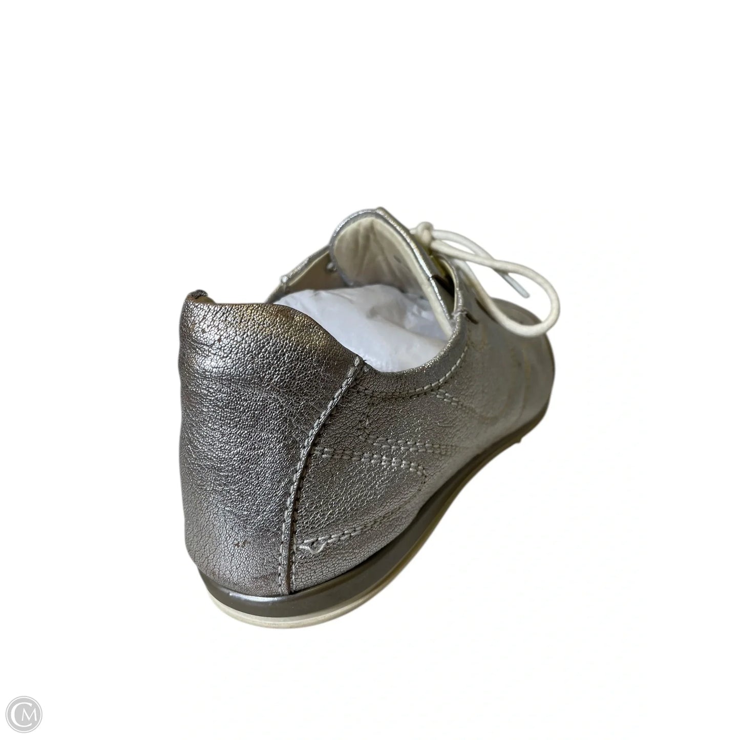 Shoes Sneakers By Agl In Silver, Size: 9.5