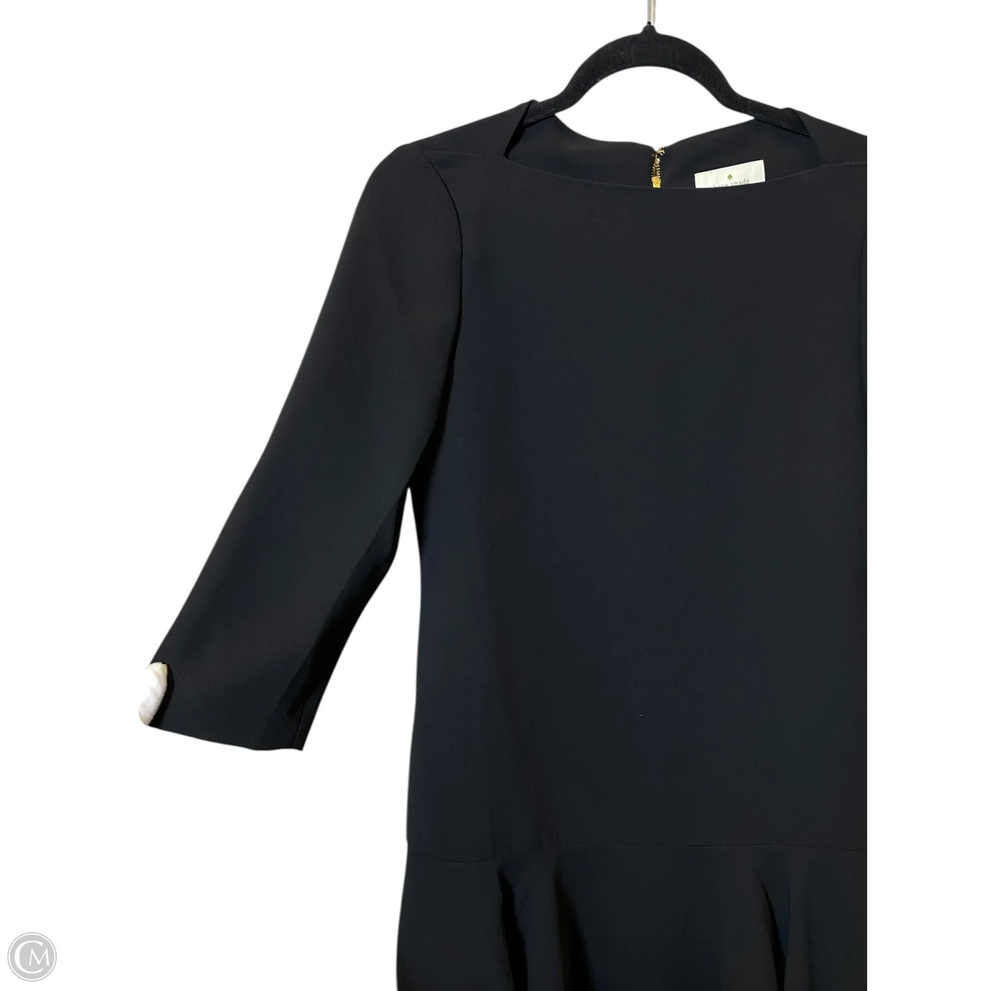 Dress Designer By Kate Spade In Black, Size: 0