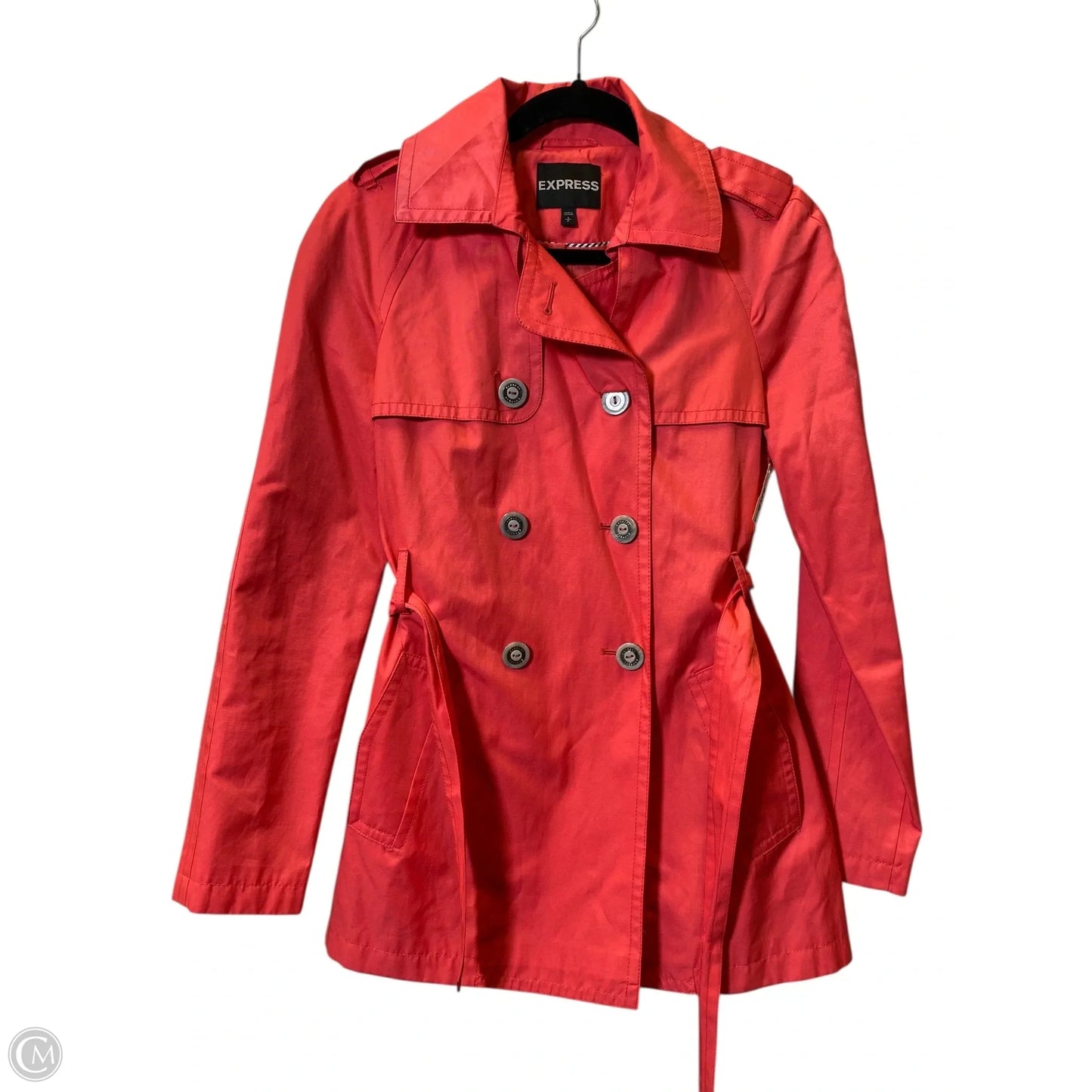 Jacket Utility By Express In Coral, Size: S