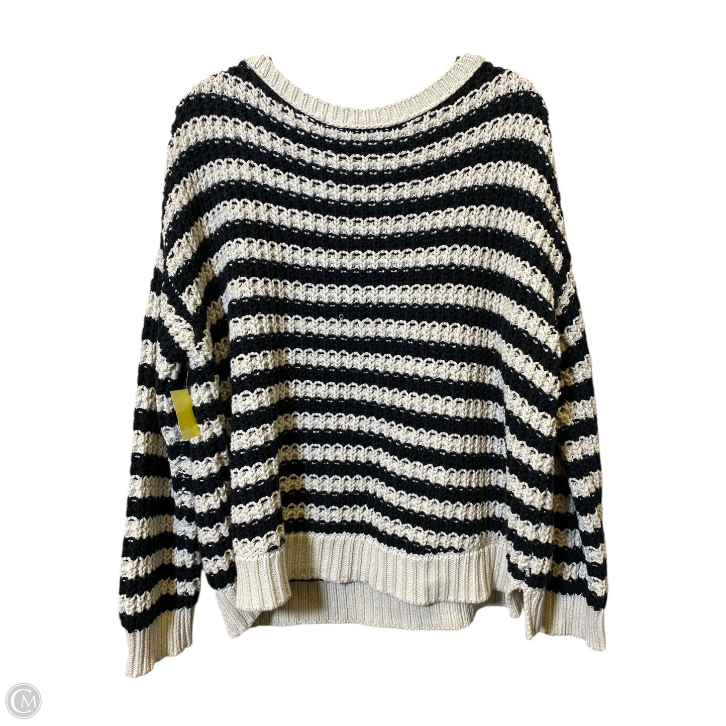 Sweater By Free People In Striped Pattern, Size: L