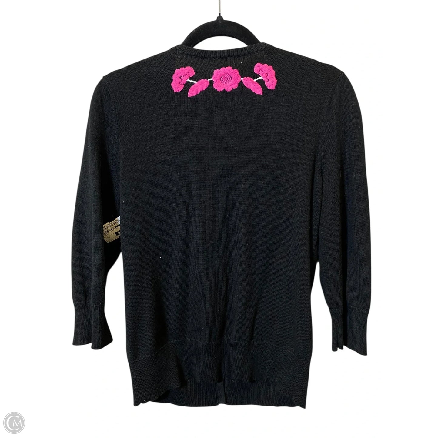 Sweater Cardigan By Peck And Peck In Black, Size: S