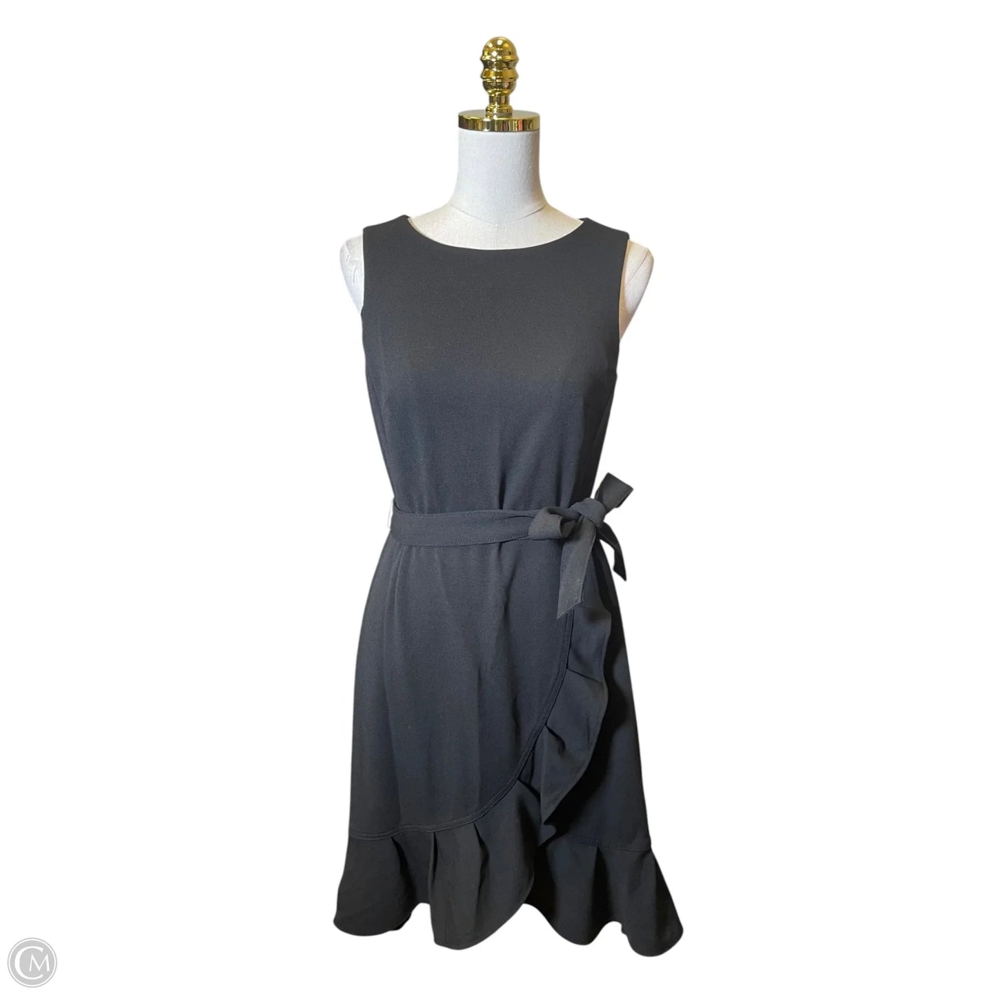 Dress Casual Midi By Calvin Klein In Black, Size: S
