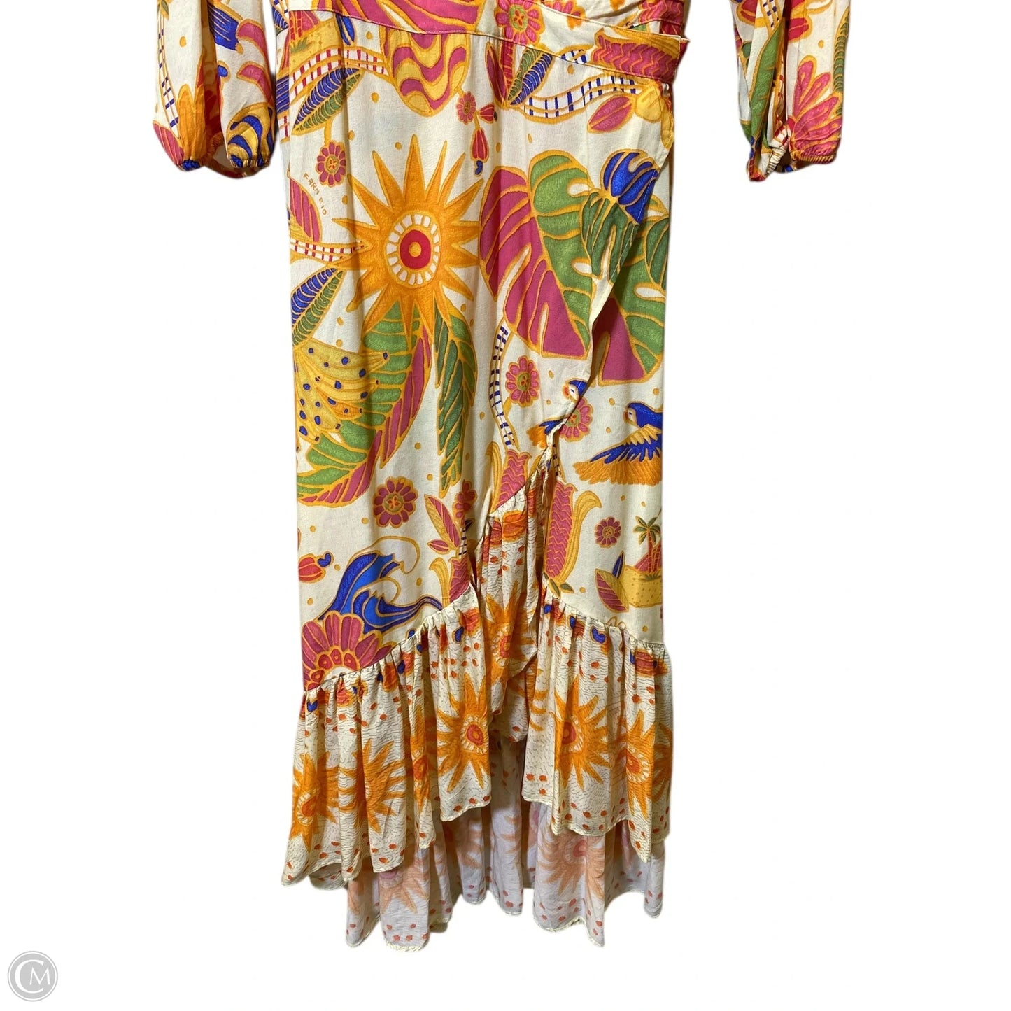 Dress Casual Maxi By Farm Rio In Multi-colored, Size: Xl
