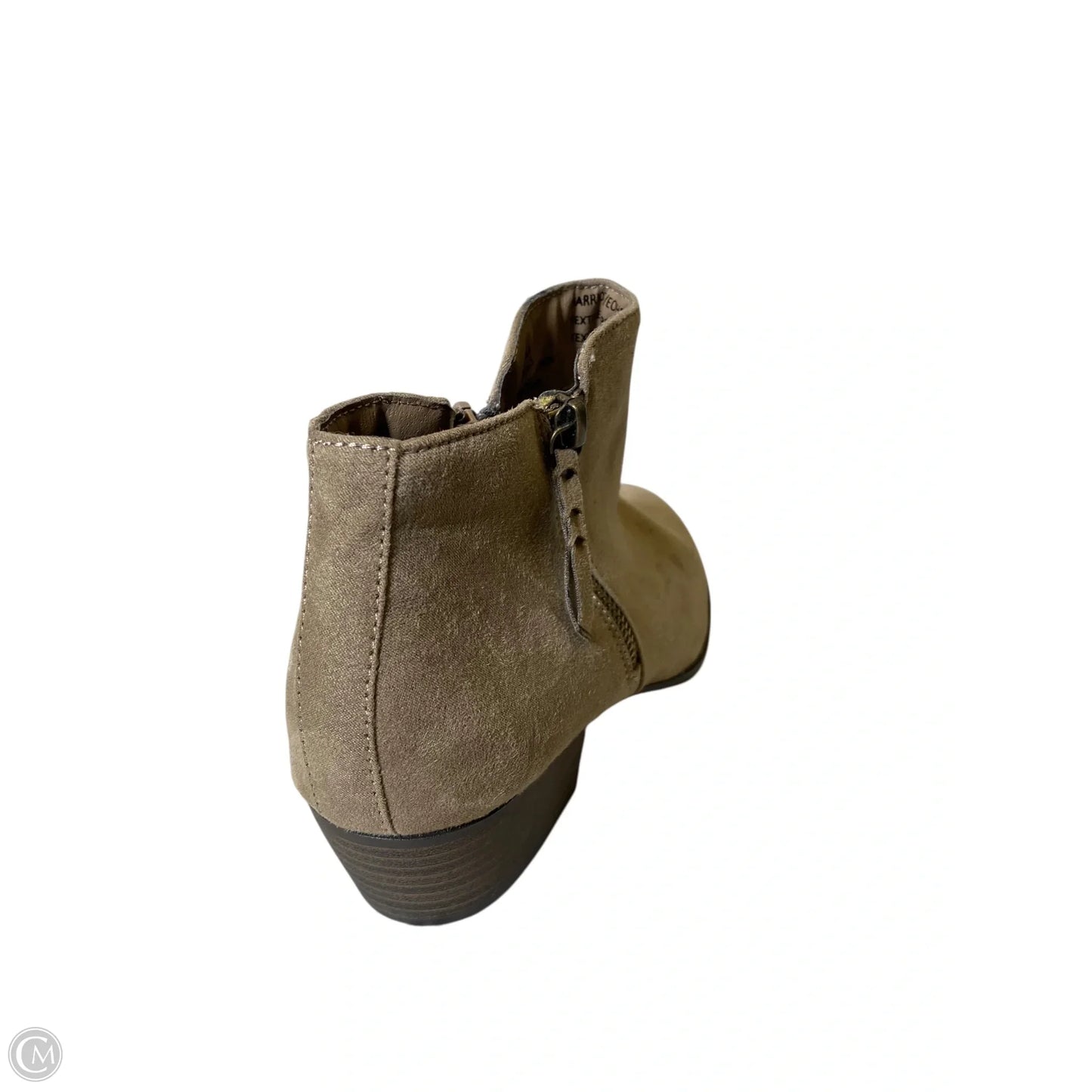 Boots Ankle Heels By Esprit In Brown, Size: 9.5