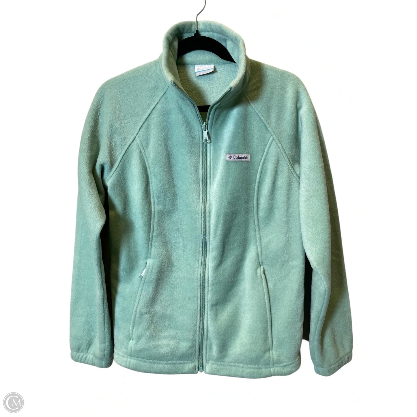 Jacket Fleece By Columbia In Teal, Size: L