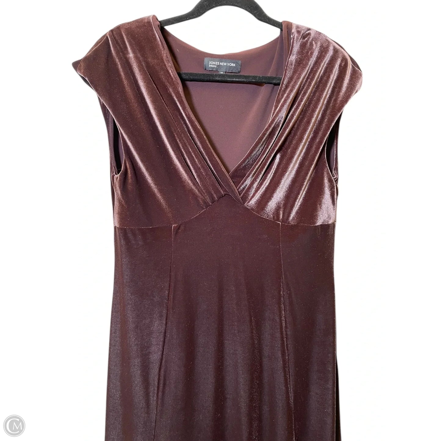 Dress Casual Maxi By Jones New York In Brown, Size: L
