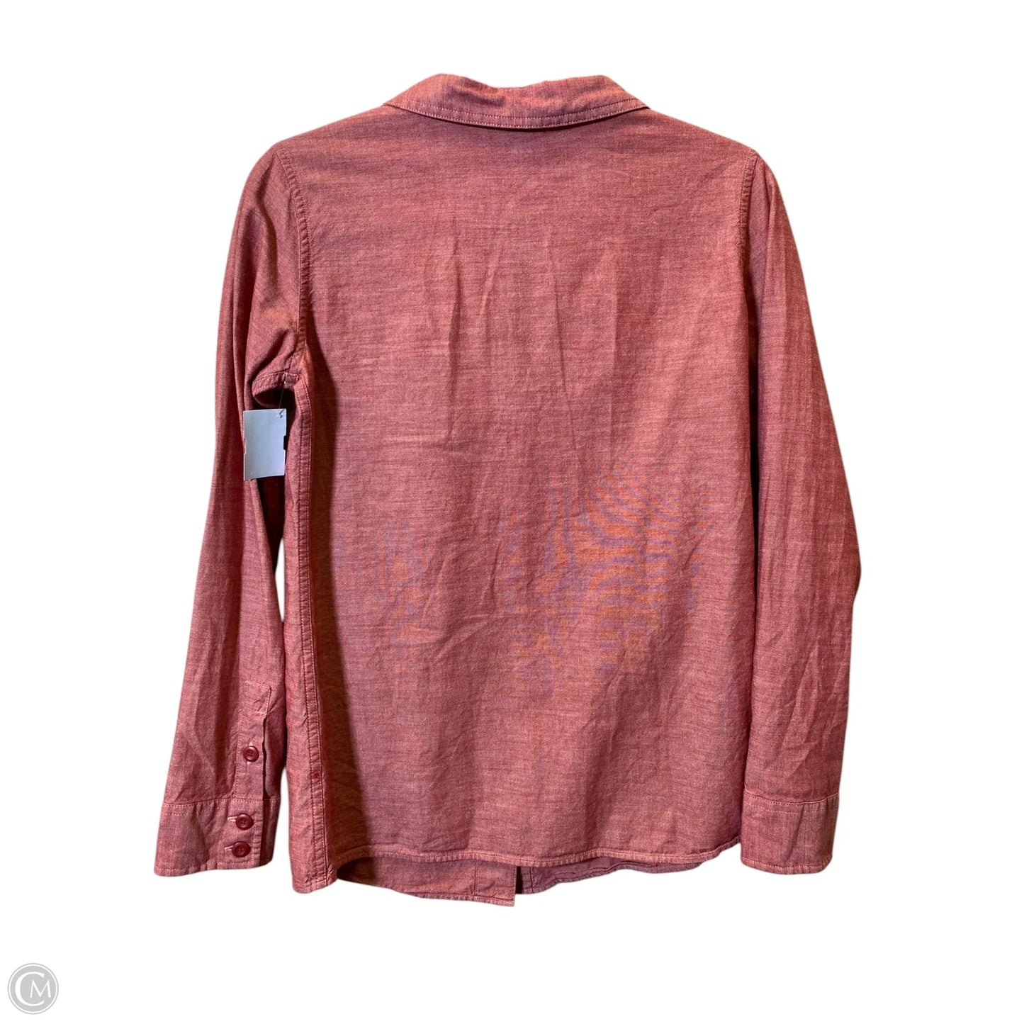 Blouse Long Sleeve By Patagonia In Red, Size: 4