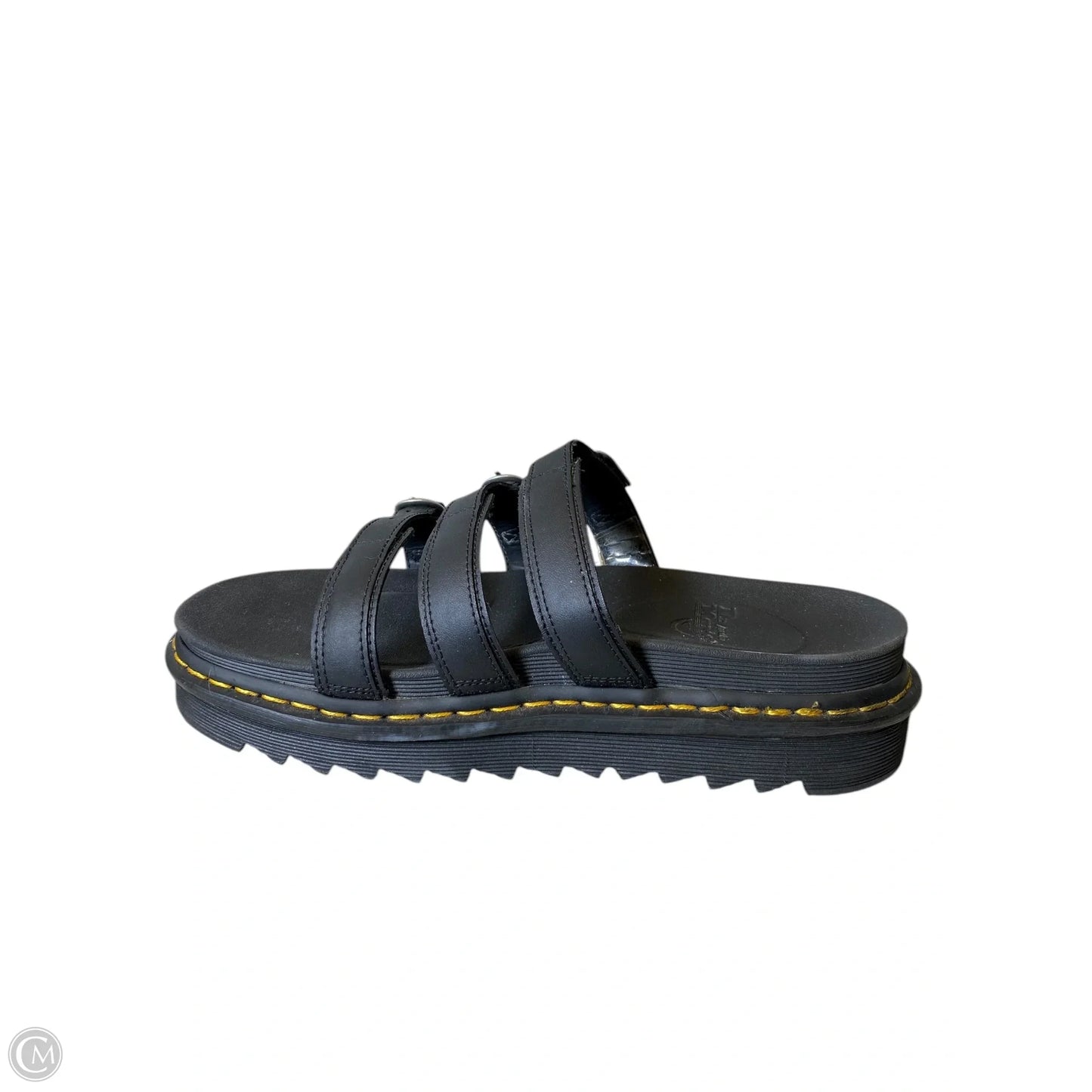 Sandals Heels Platform By Dr Martens In Black, Size: 11