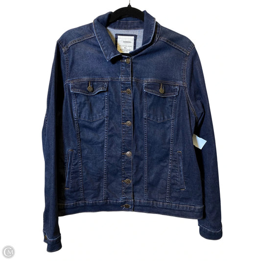 Jacket Denim By Sonoma In Blue, Size: Xl