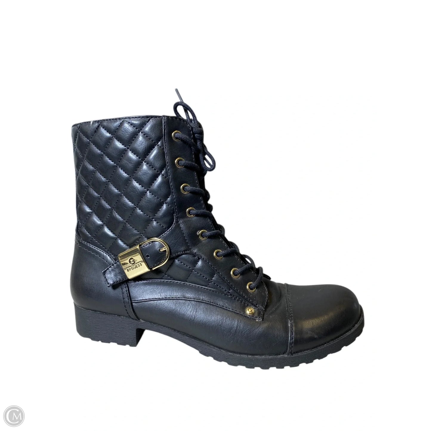 Boots Combat By Guess In Black, Size: 10