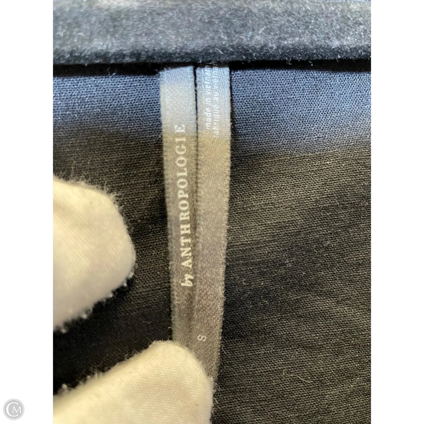 Top Short Sleeve By Anthropologie In Black, Size: S