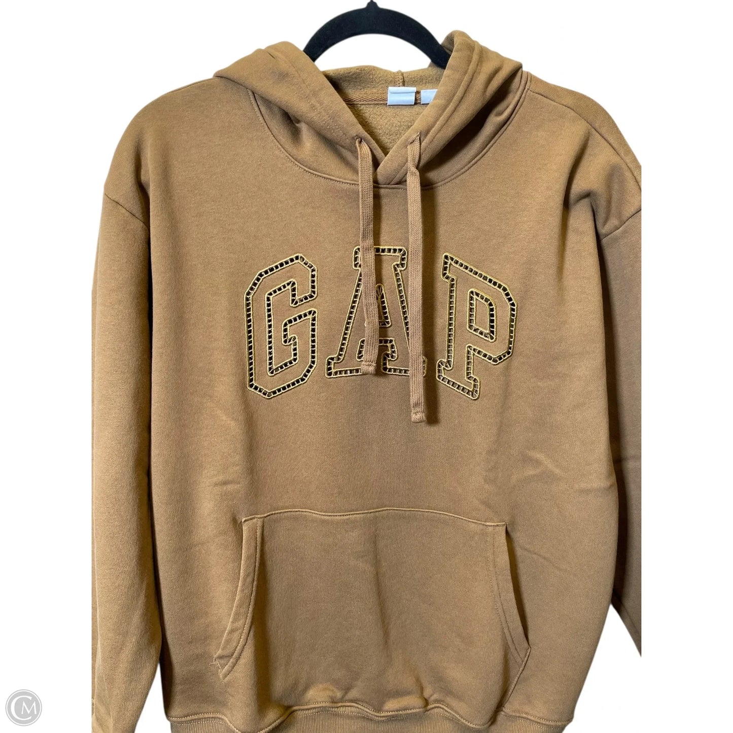 Sweatshirt Hoodie By Gap In Brown, Size: M