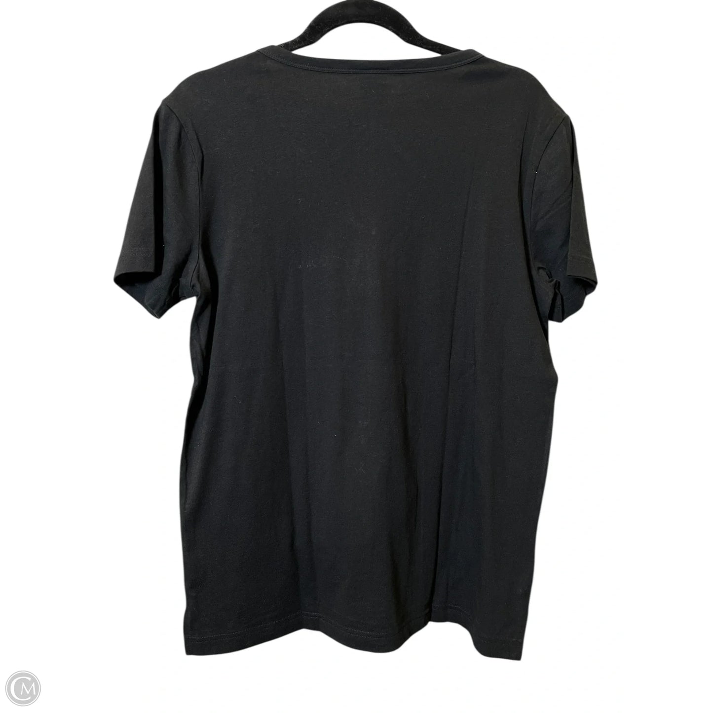 Top Short Sleeve By Pink In Black, Size: S